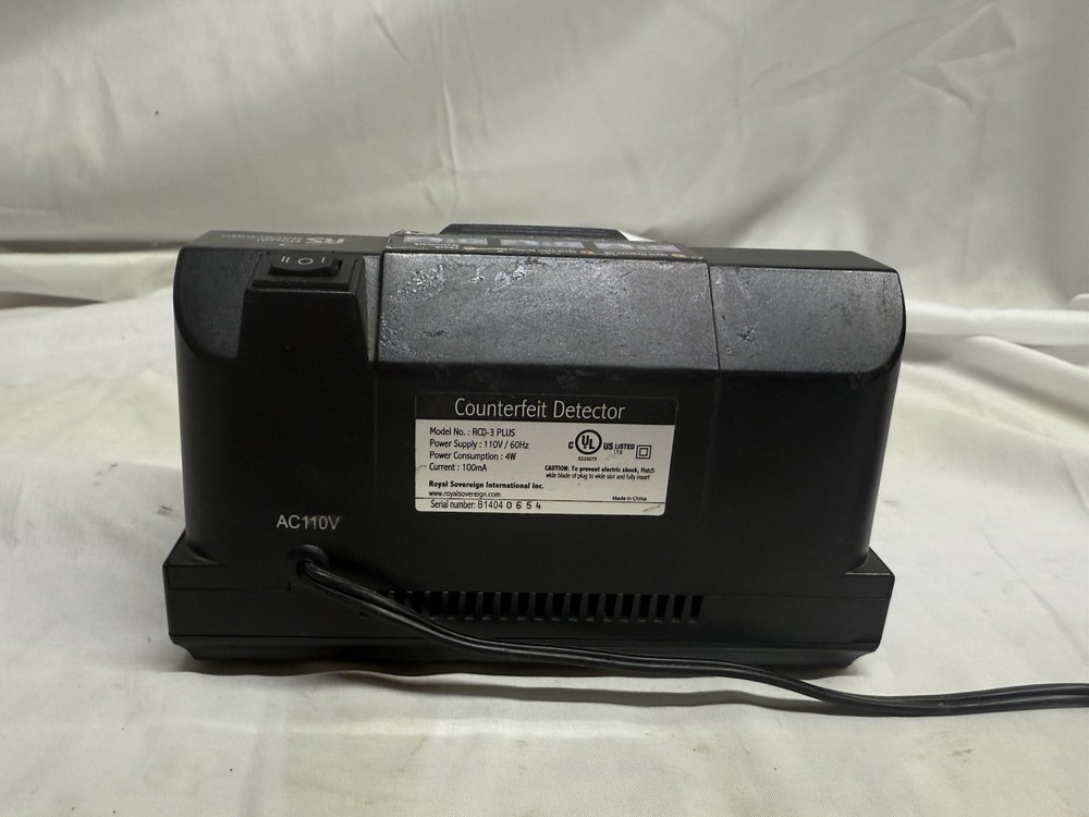 Royal Sovereign counterfeit detector