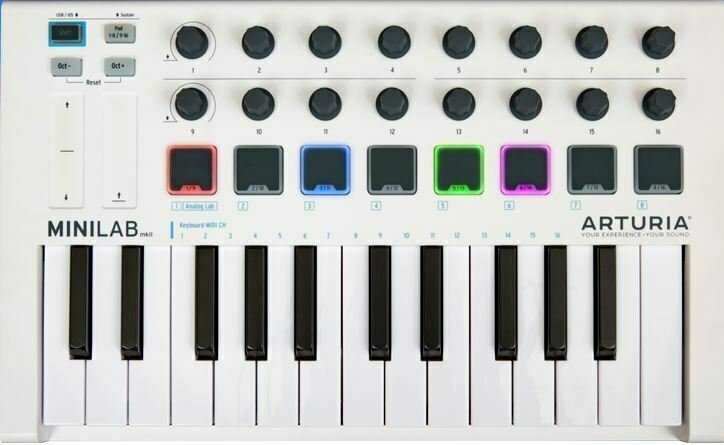 Arturia Minilab MKII Mini Hybrid Keyboard Powerful Slim-Key Controller