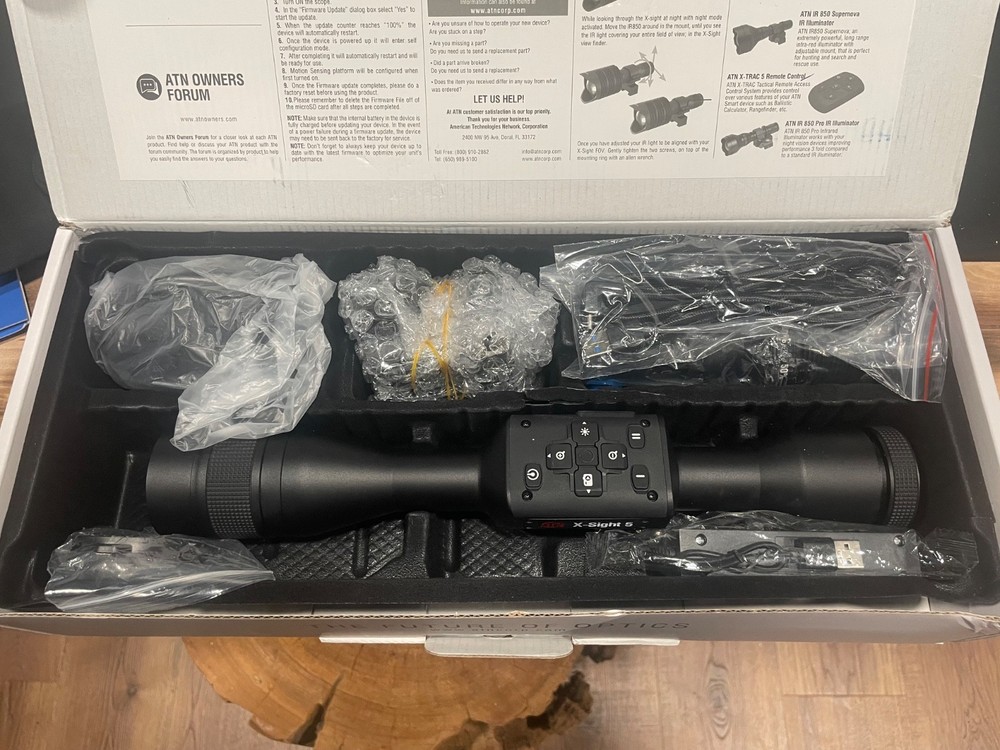 atn night vision rifle scope