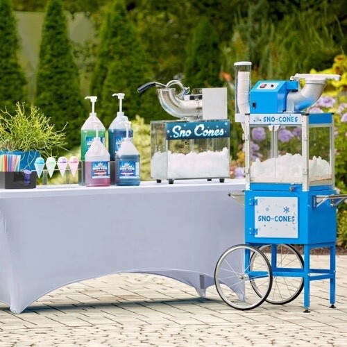 4 GALLON CASE Carnival King Blue Raspberry Snow Cone Crushed Ice Machine Syrup
