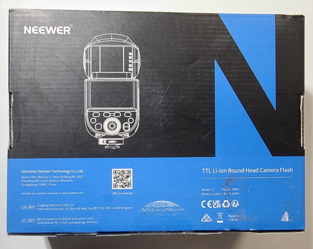 Neewer Z1-C TTL Li-on Round Head Camera Flash