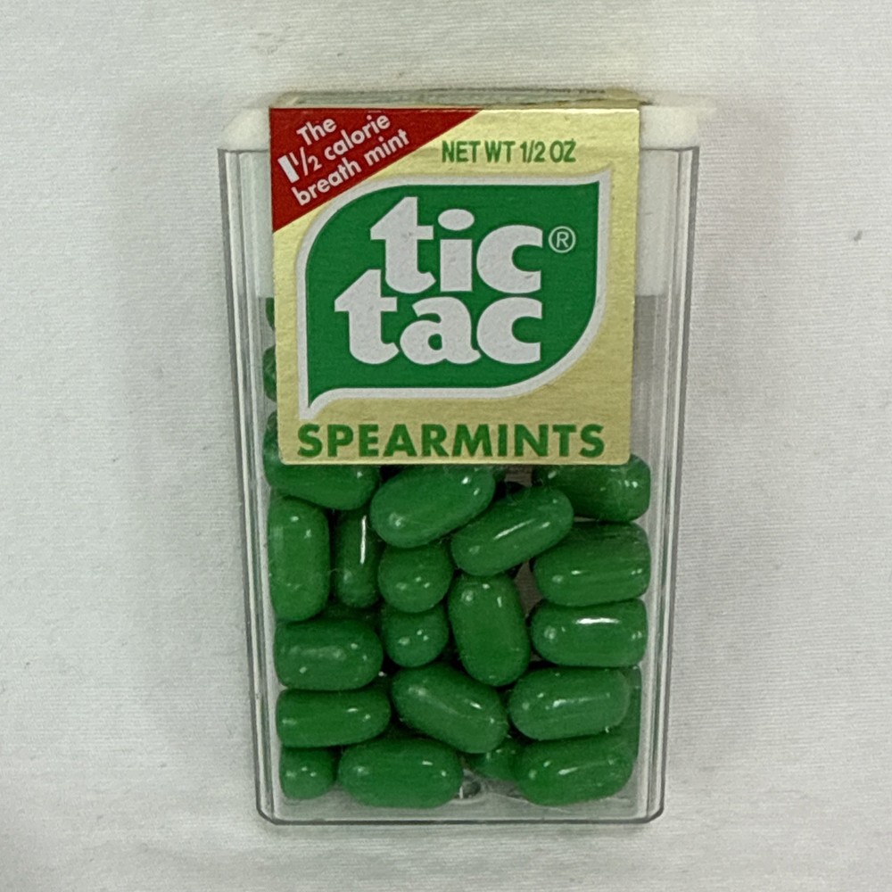 Ferrero Tic Tac Spearmint Cinnamon Breath Mints  Vintage Pack