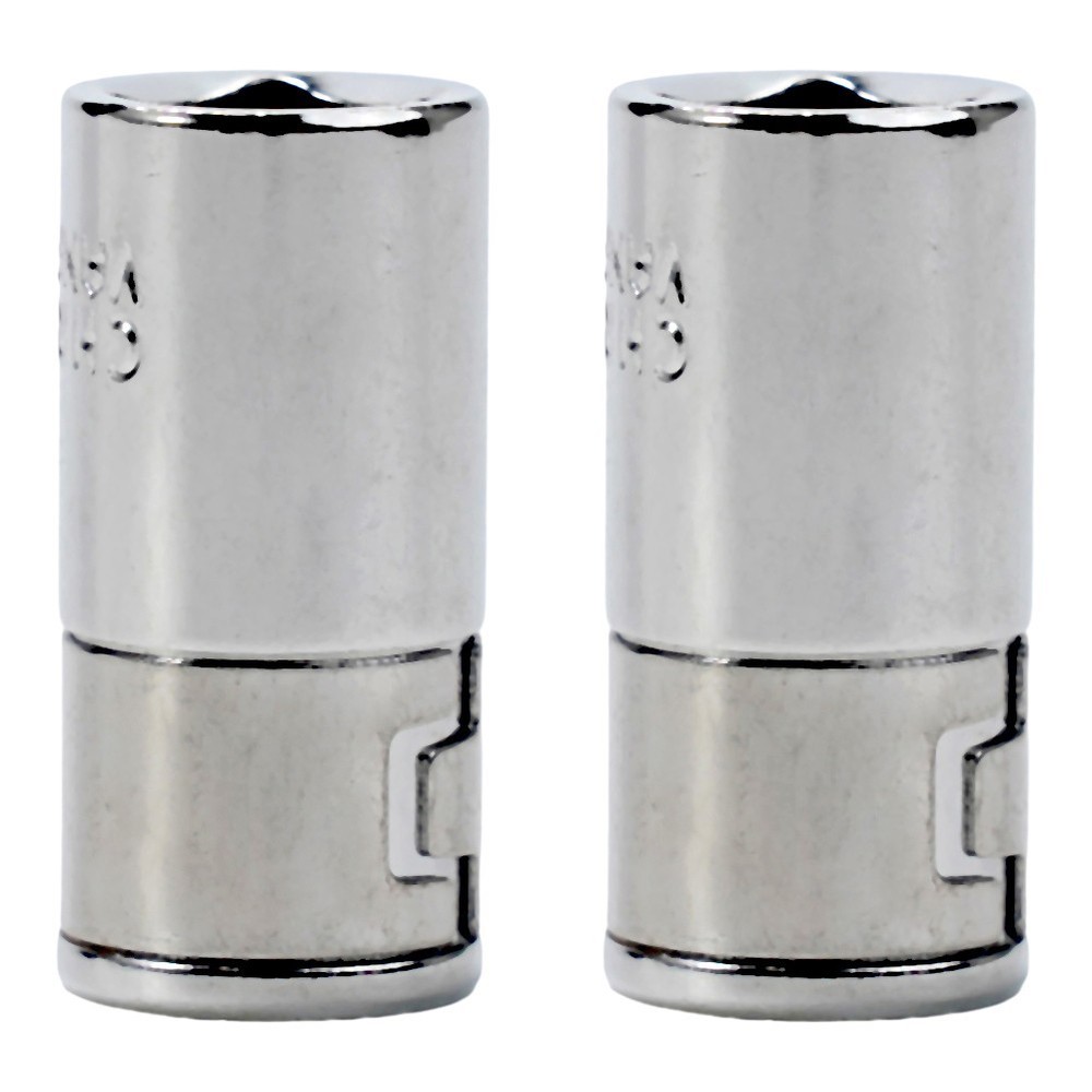 Socket Adapter 2PCS 14 Square Drive to 14 Hex Shank Screwdriver Bits Converter