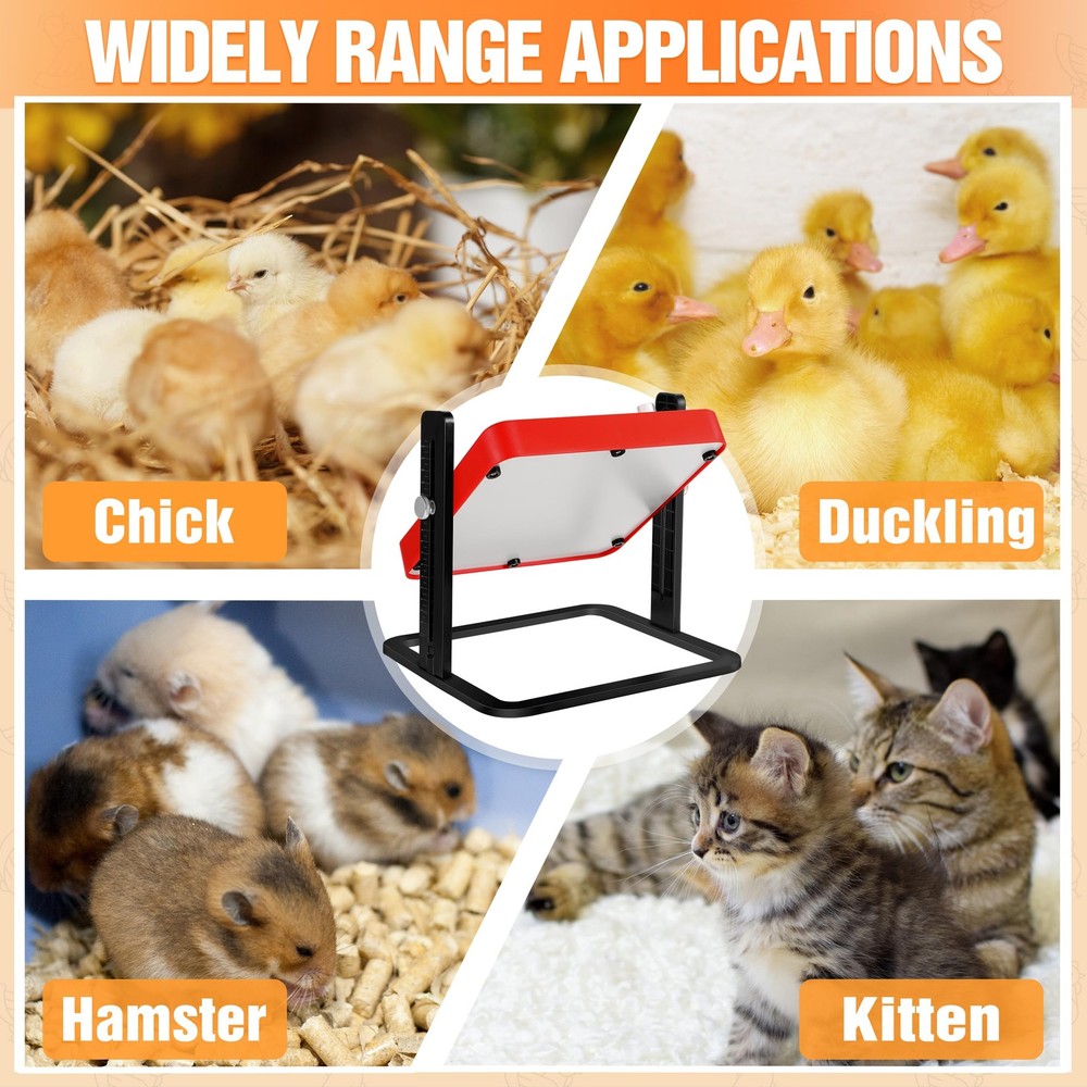 Chicken Coop Heater, Chicken Heater, Brooder Plate for Chicken Coop Accessori...