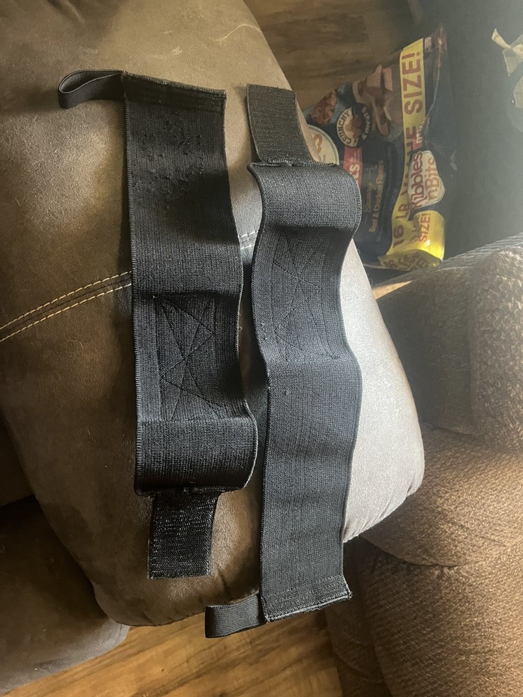 Stoic Weightlifting Wrist Straps Black