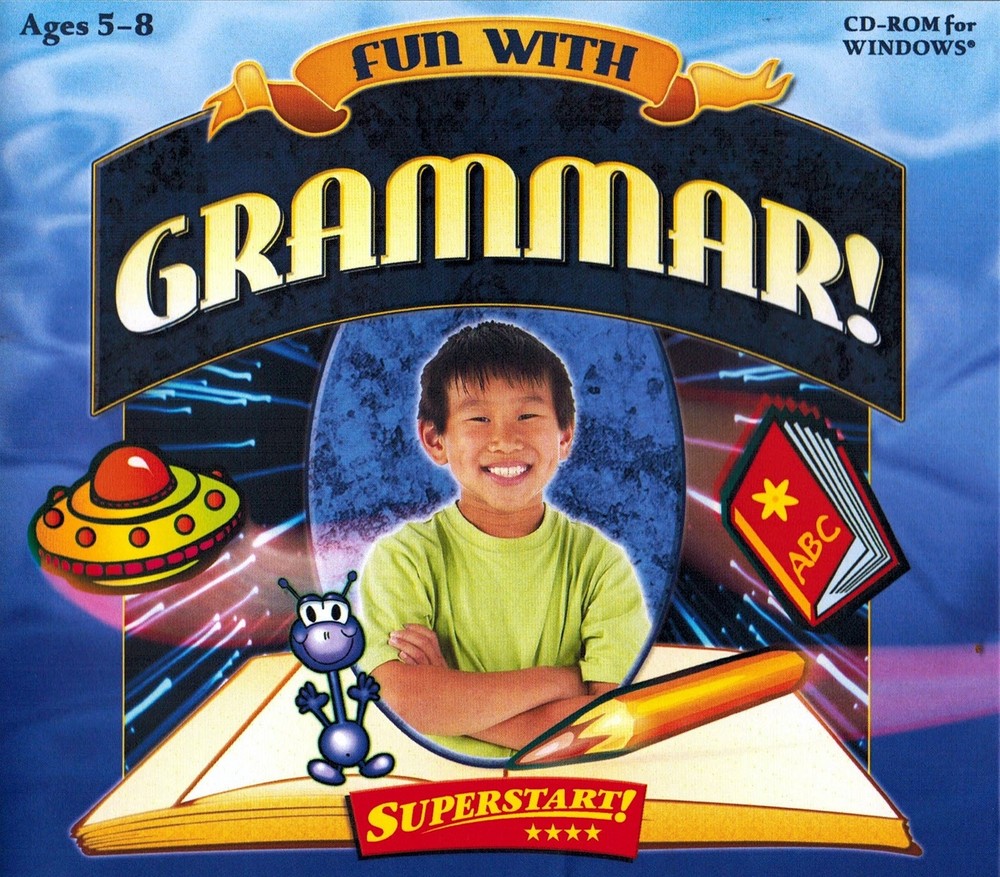 SuperStart Fun With Grammar Ages 5-8 Edutainment PC Software Sealed New