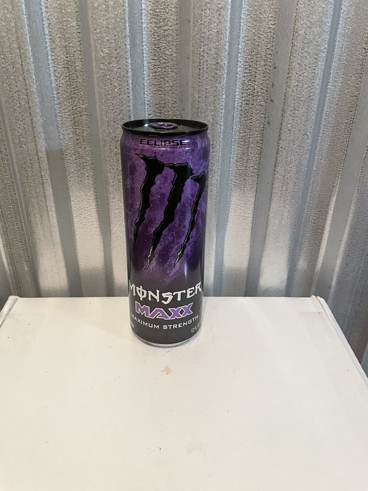 Monster Energy Drink Maxx Eclipse Full Can. Small Dings