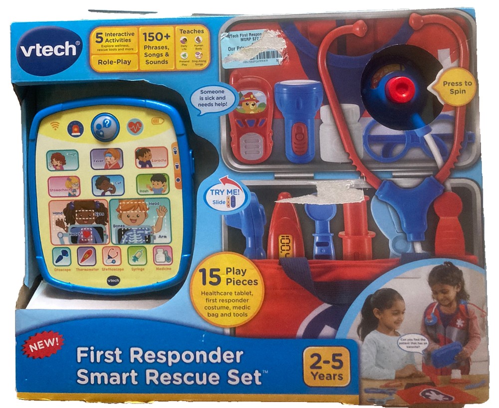 VTech First Responder Smart Rescue Set 2+ NEW