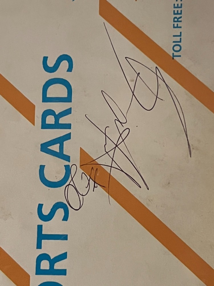 1990-91 Hampton Roads Admirals Program w/Autographs