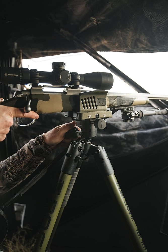 Versatile DeathGrip Aluminum Tripod with Quick-Release and Adjustable Height