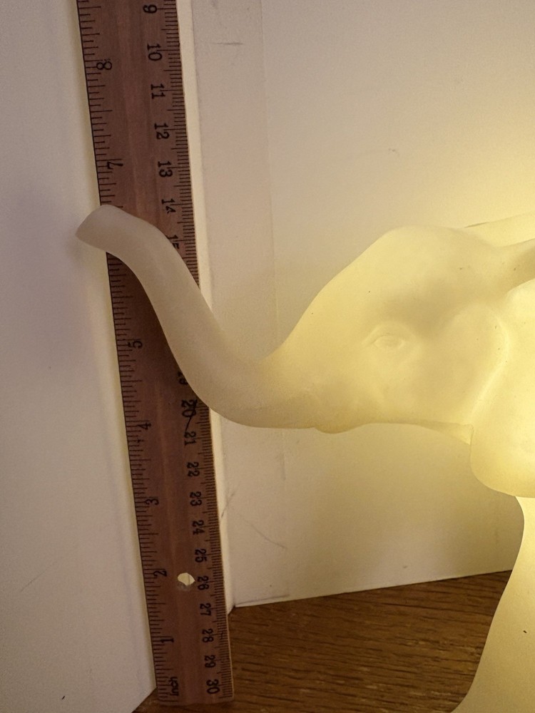 Plastic Elephant Dresser Top Night Light