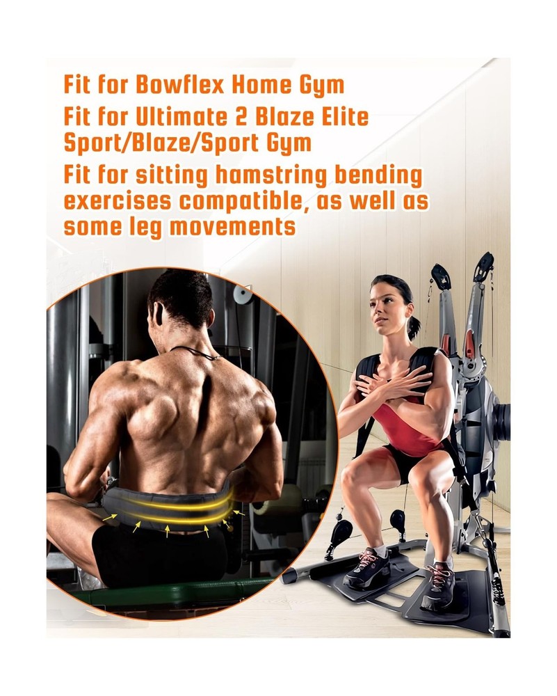 Adjustable Leg Press Rowing Strap, Fit for Bowflex Home Gym Accessories