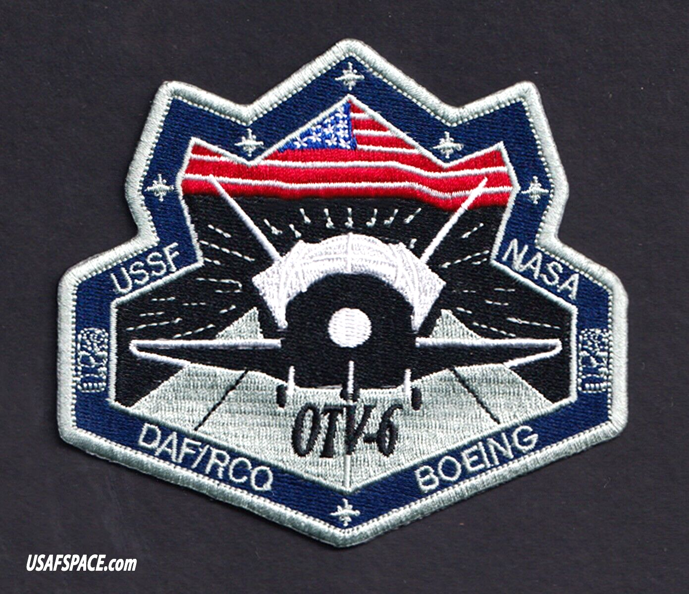 OTV-6 -X-37B- USSF-7 NASA DAF/RCO BOEING ATLAS V DOD Classified Mission PATCH