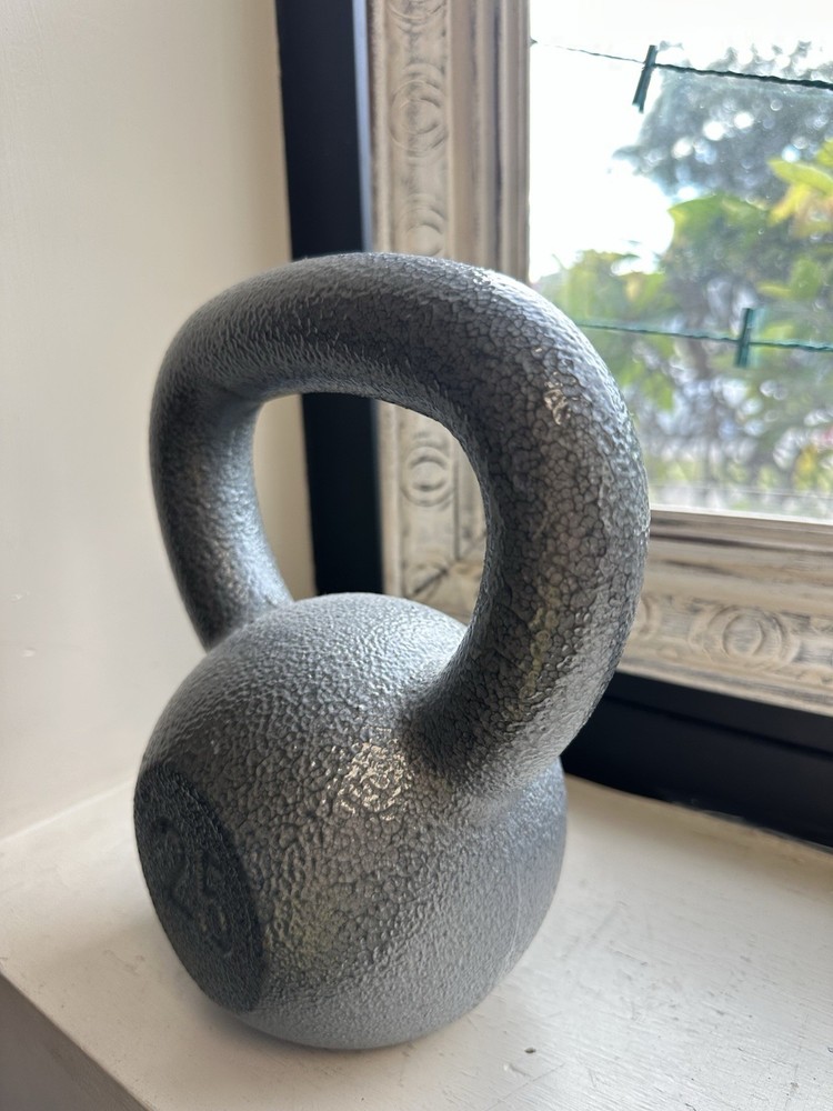 Cast Iron Kettlebell Single, 25 LBS