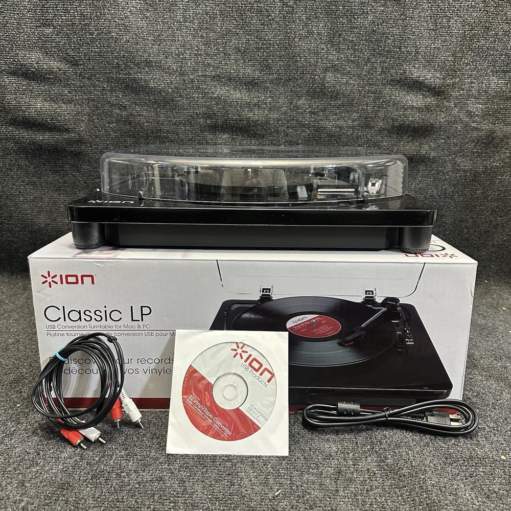 ION Classic LP Mac & PC USB Conversion Turntable Digital Music Record Player