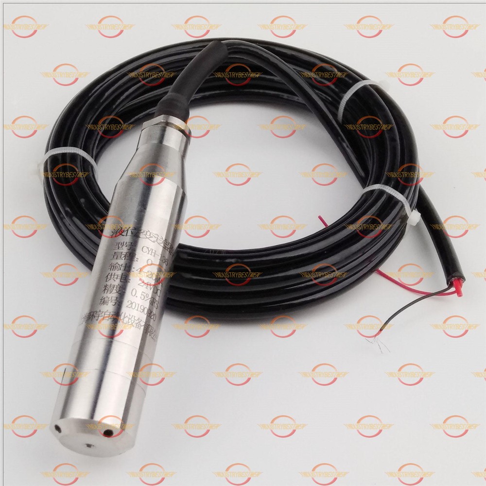 4-20MA 1.0m Range Water Level Transmitter Liquid Level Transducer Sensor