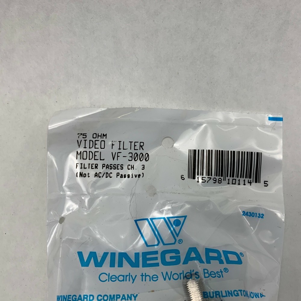 Winegard VF-3000 NIB Video Filter #A83