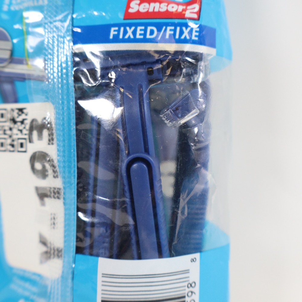 Gillette Sensor2 Men's Disposable Razors Fixed, 12 Count