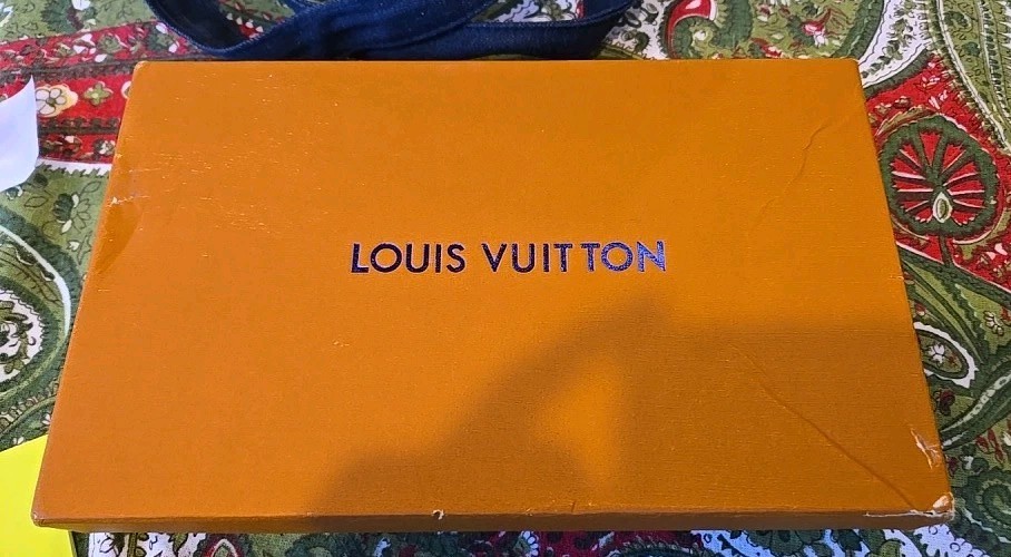 Louis Vuitton Orange Box 10"x6"x2" Empty Box With Damage