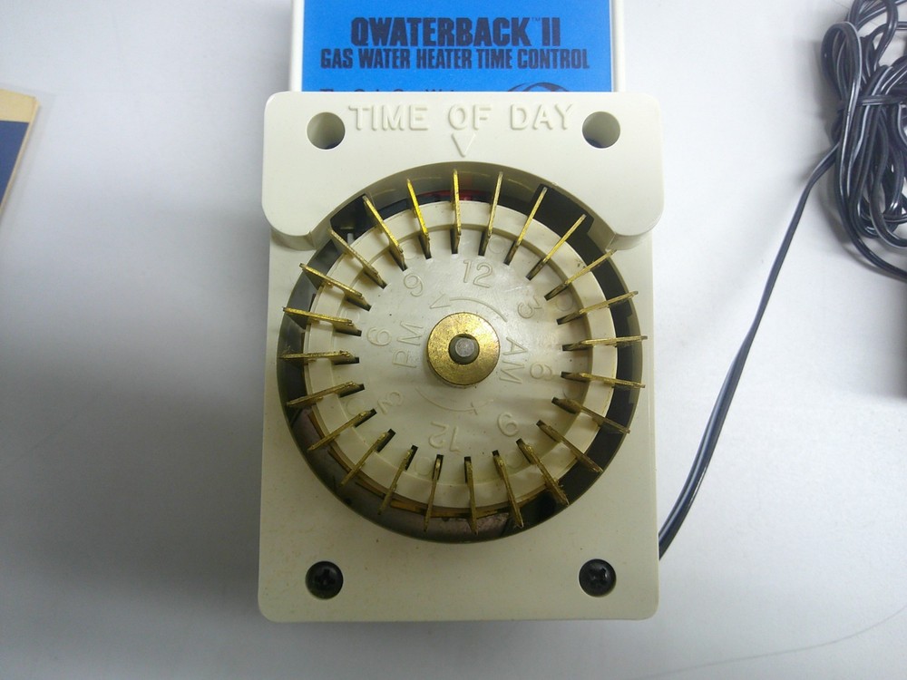 Paragon QWATERBACK II Natural Gas Water Heater Setback Control QB-II 24 hr Dial