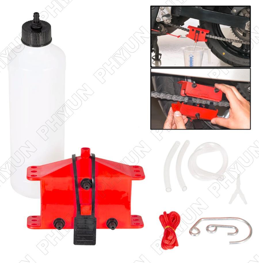 Motorcycle Chain Cleaning Machine Lubricating Accessory Brush Gear Cleaner Tool
