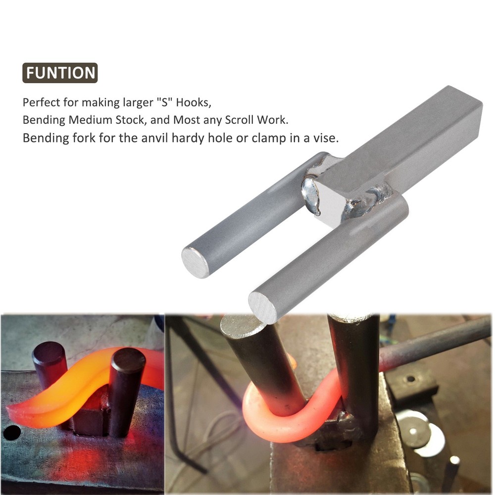 Blacksmith Hardy Anvil Tool 7/8" hardy Turning Bending Forge Scrolling Twisting