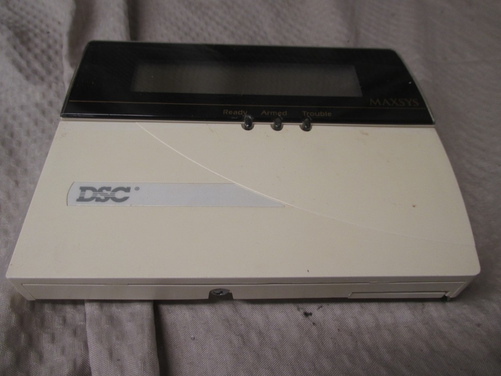DSC LCD4500Z LCD Keypad Without Rear Panel | Works Great