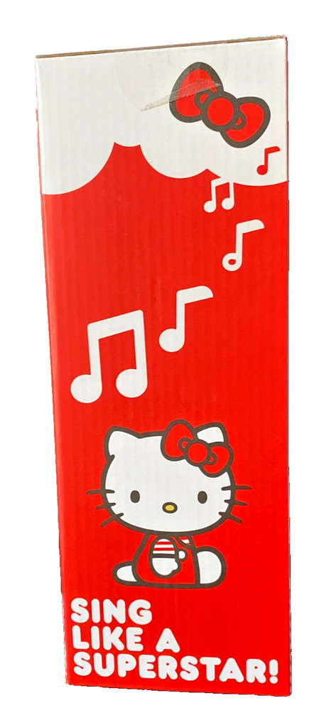 Hello Kitty Bluetooth BLING Karaoke Mic & Wireless Speaker USB Charging Cable