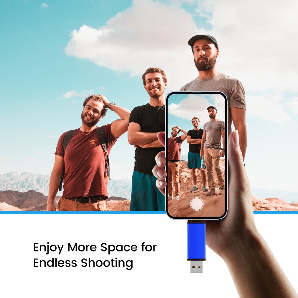 128GB 2 Pack Memory Stick 2 in 1 Type-C /A - MacBook Chromebook iPad Android PC