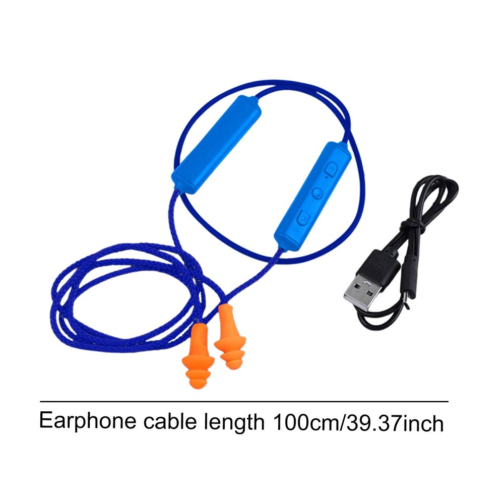 Noise Isolating Bluetooth Earbuds Hidden In-Ear Headphones for Work Construction