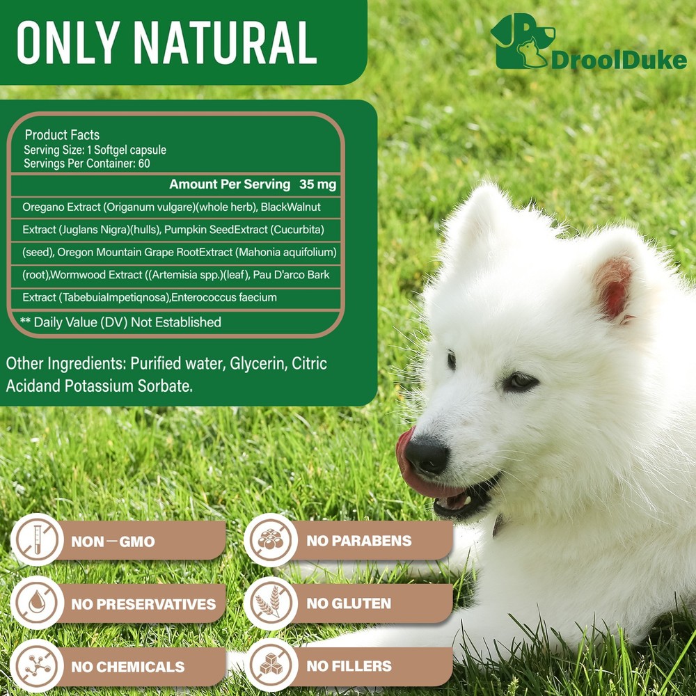 Probiotics for Dogs - Gas Support - Constipation Support - Stool Softener