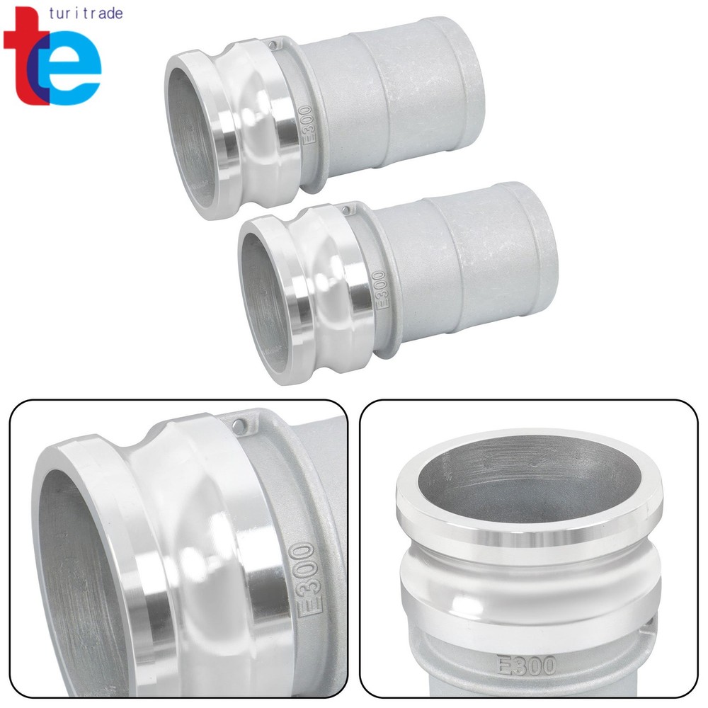 2 Pack Quick Release 3 Inch Type E Camlock Coupler Aluminum Durable