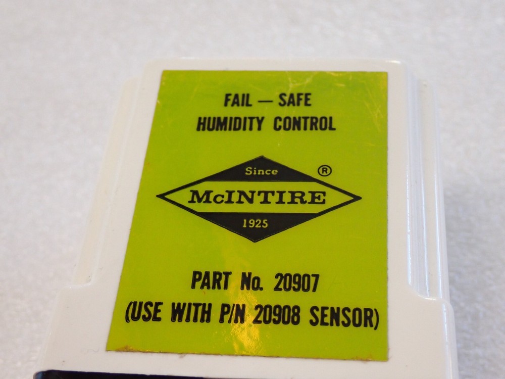 McIntire 20907 Fail-Safe Humidity Control NEW