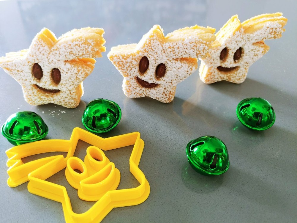 Star comet standing cookie molds cookie cutters pasta cutter