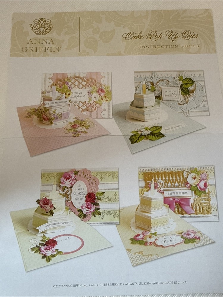 Anna Griffin Cake Pop Up Dies AG-1125