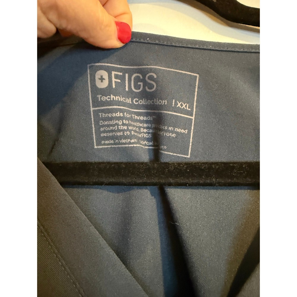 FIGS Technical Collection Scrub Set | Size XXL | Navy Blue