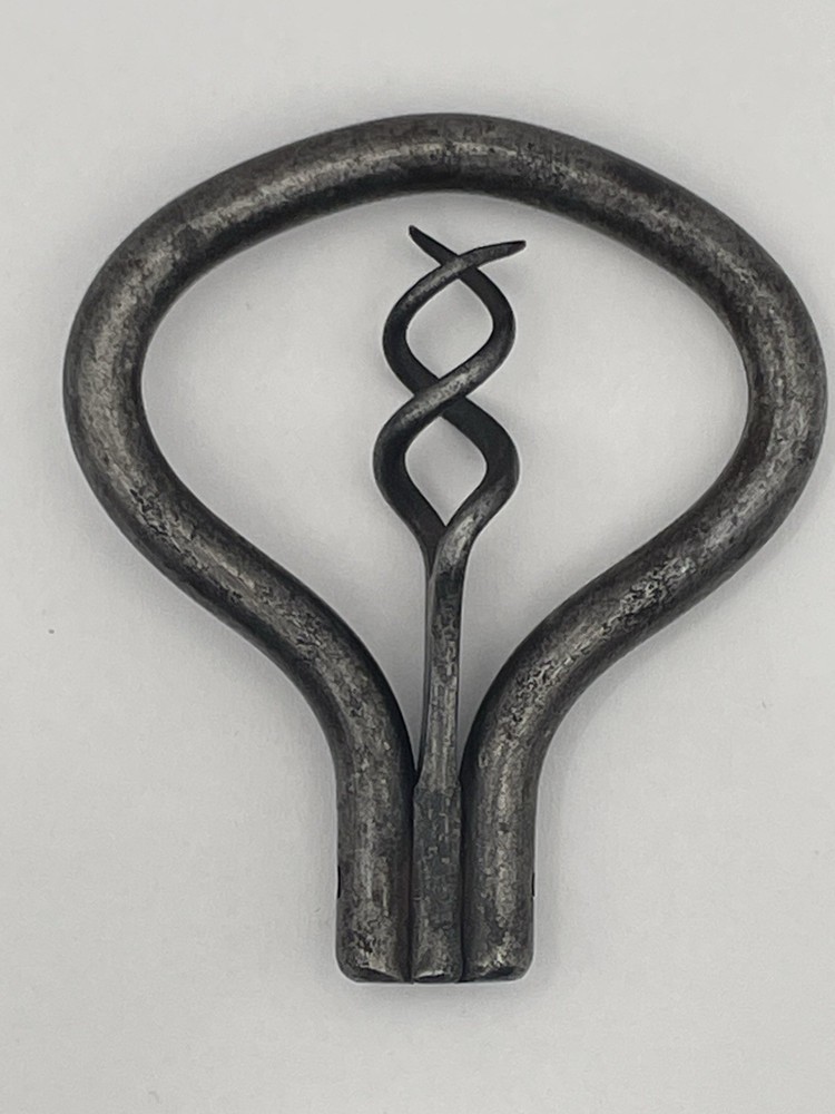 Rare Double Helix Folding Bow Pocket Picnic Corkscrew