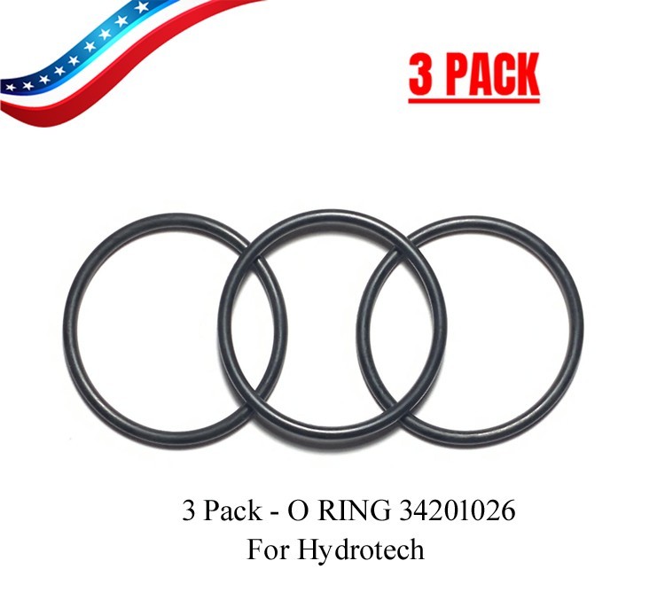 3 Pack - 34201026 Filter Housing Sump O-Ring for Hydrotech / FDA EPDM Material