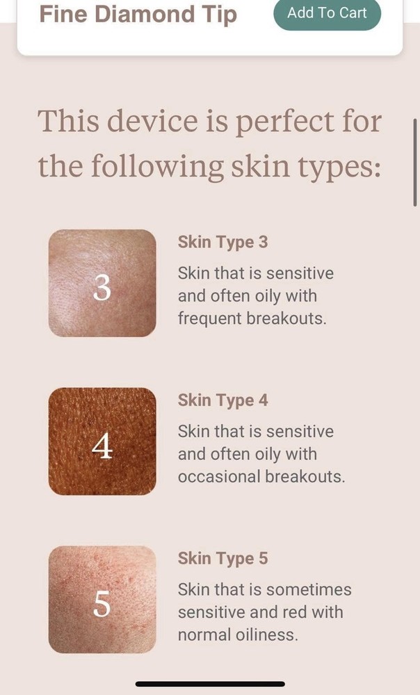 Trophy Skin Microdermabrasion Fine Diamond Tip Accessory for MicrodermMD