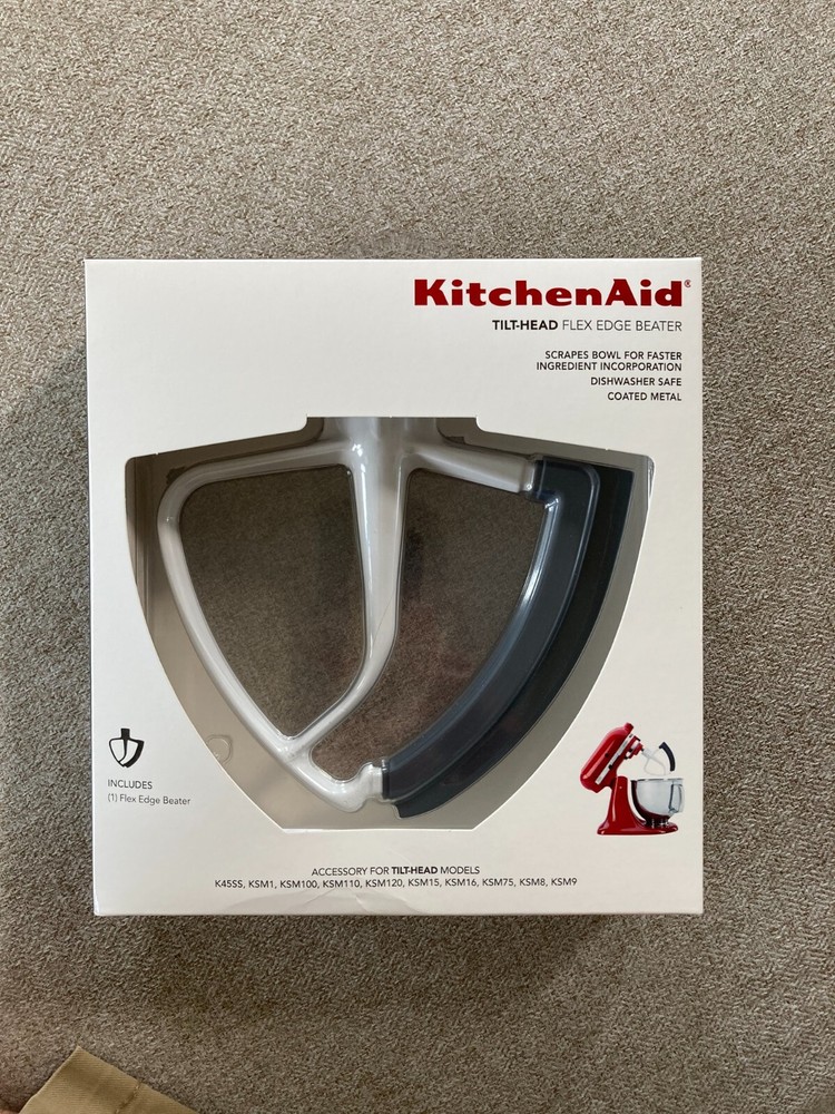 KitchenAid KFE5T Tilt-Head Flex Edge Beater - NEW, Dark Grey