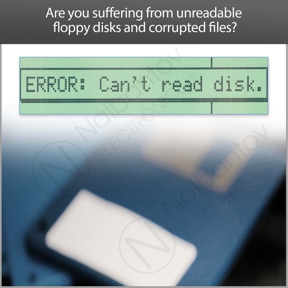 ! Floppy Disk USB Emulator N-Drive 1000 for E-mu Emulator II + cable + 5.25" bay