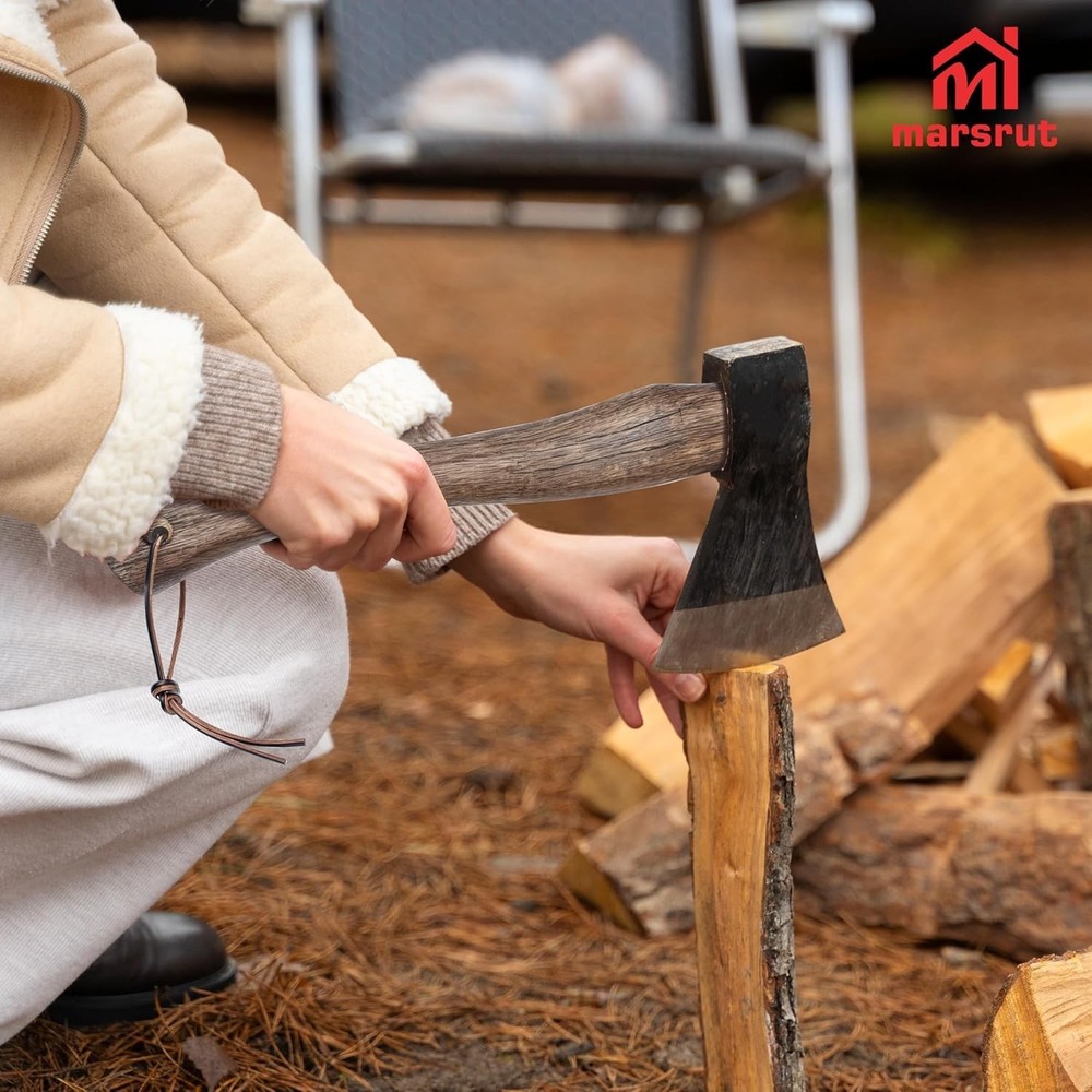 13'' Oak Wood Hatchet Handle Replacement – Fits Most Camp, Broad, and Single Bit
