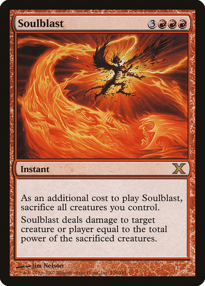 Soulblast [Tenth Edition] Magic MTG