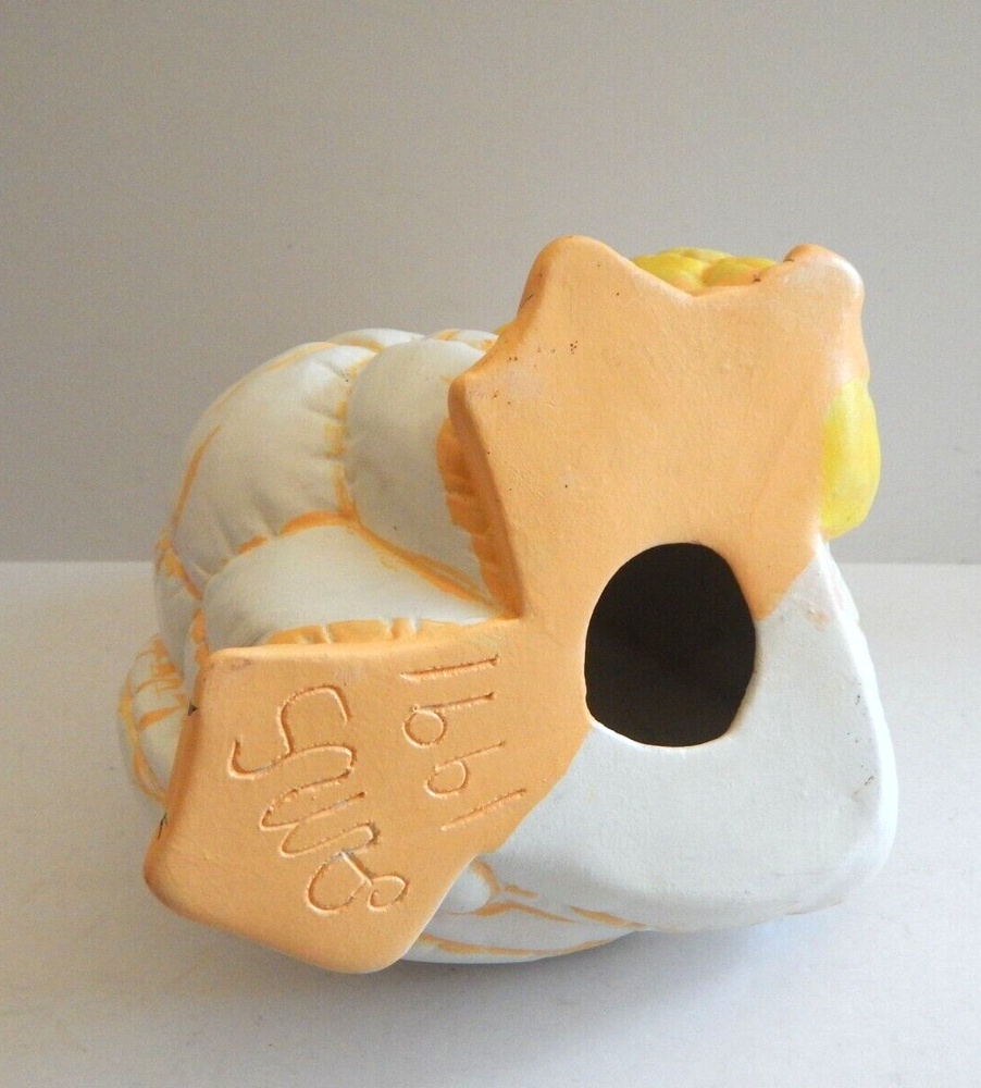 Vintage Ceramic Softee Mother Duck and Baby 8"