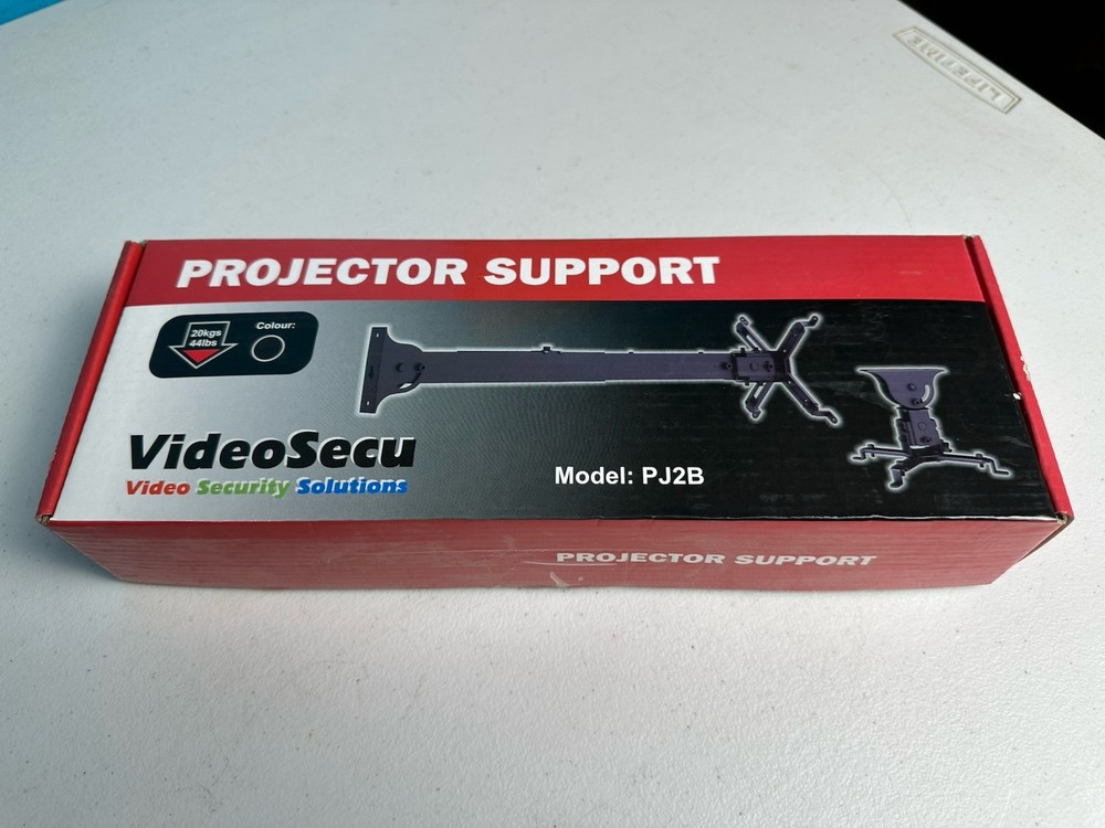 VideoSecu PJ2B Projector Ceiling Mount 44lb Capacity 650mm Extension