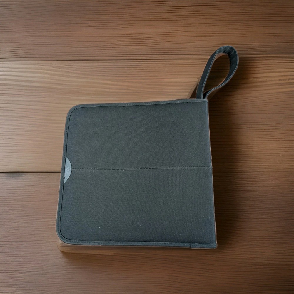 Cd Projects 208 CD DVD BLURAY Disc Storage Binder NYLON Wallet Black Handle