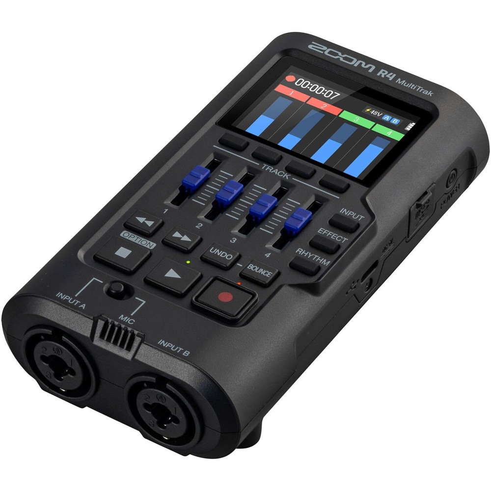 Zoom R4 MultiTrak 32-Bit Float 4-Track Recorder and USB Audio Interface