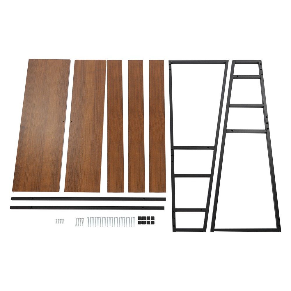 Modern Desktop Bookshelf Multipurpose Bookcase Organizer Desktop Display Rack