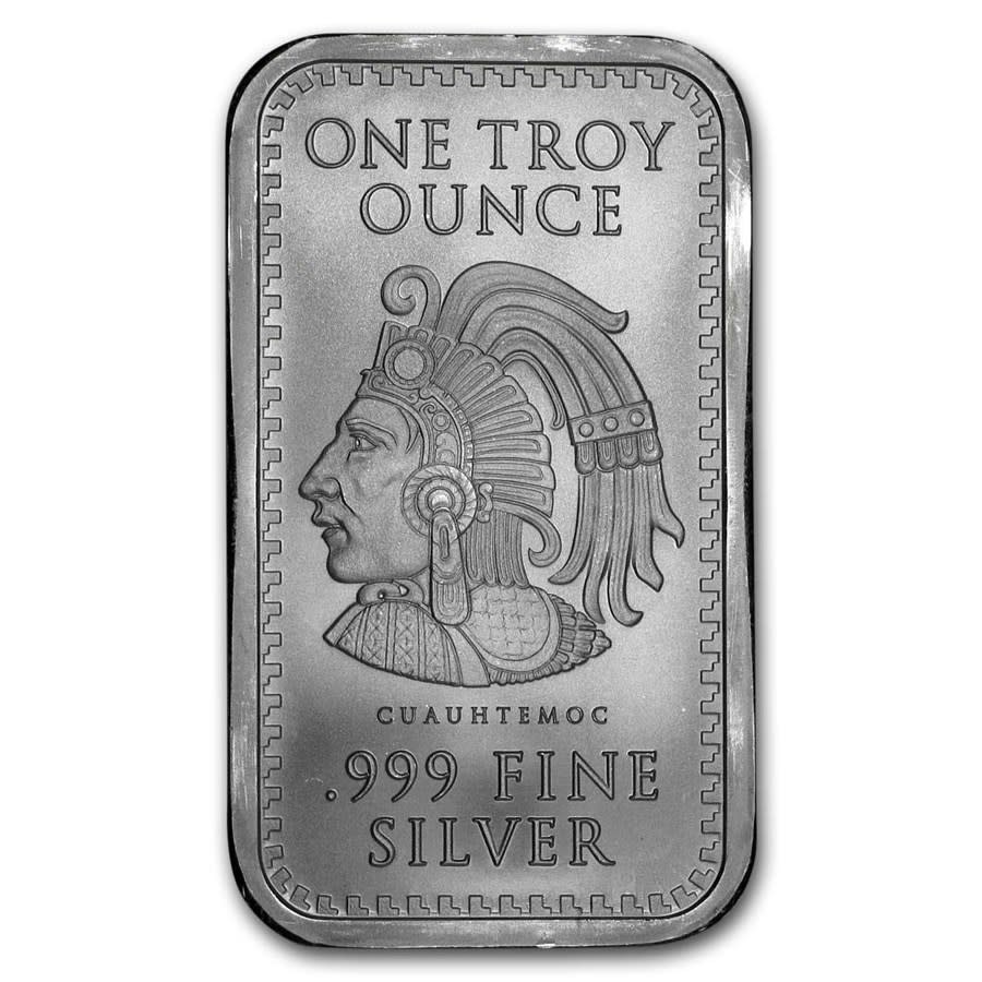 Silver - 1 oz Aztec Calendar Bar