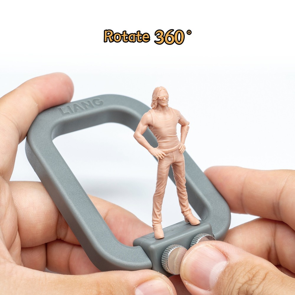 LIANG 0224A Rotate 360° Coating Handle Model Work Holder-Standard 2.0 Version